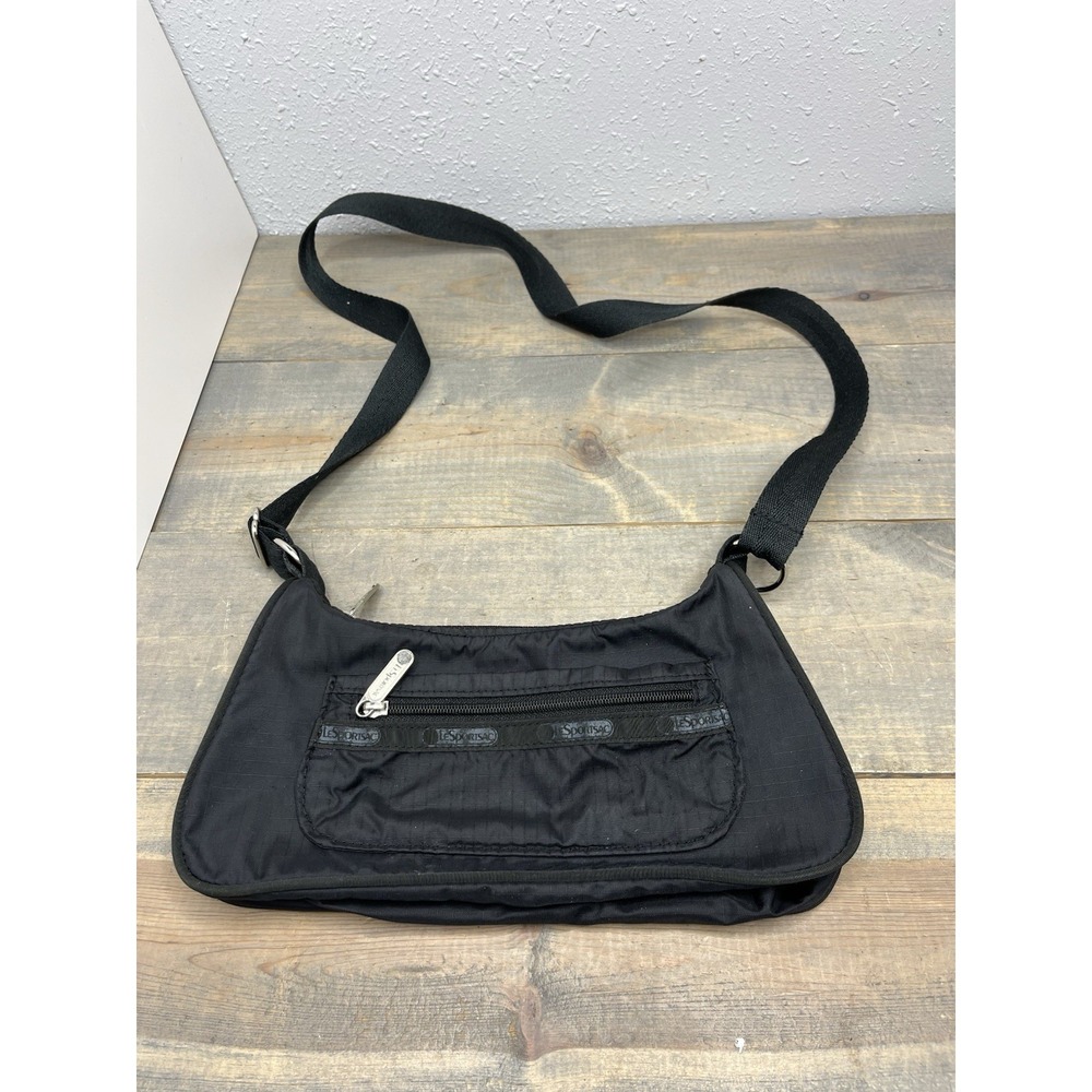 Lesportsac Solid Black Small‎ Spectator Nylon  Crossbody